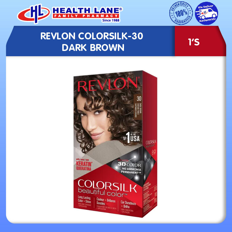 REVLON COLORSILK-30 DARK BROWN